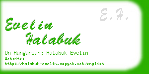 evelin halabuk business card